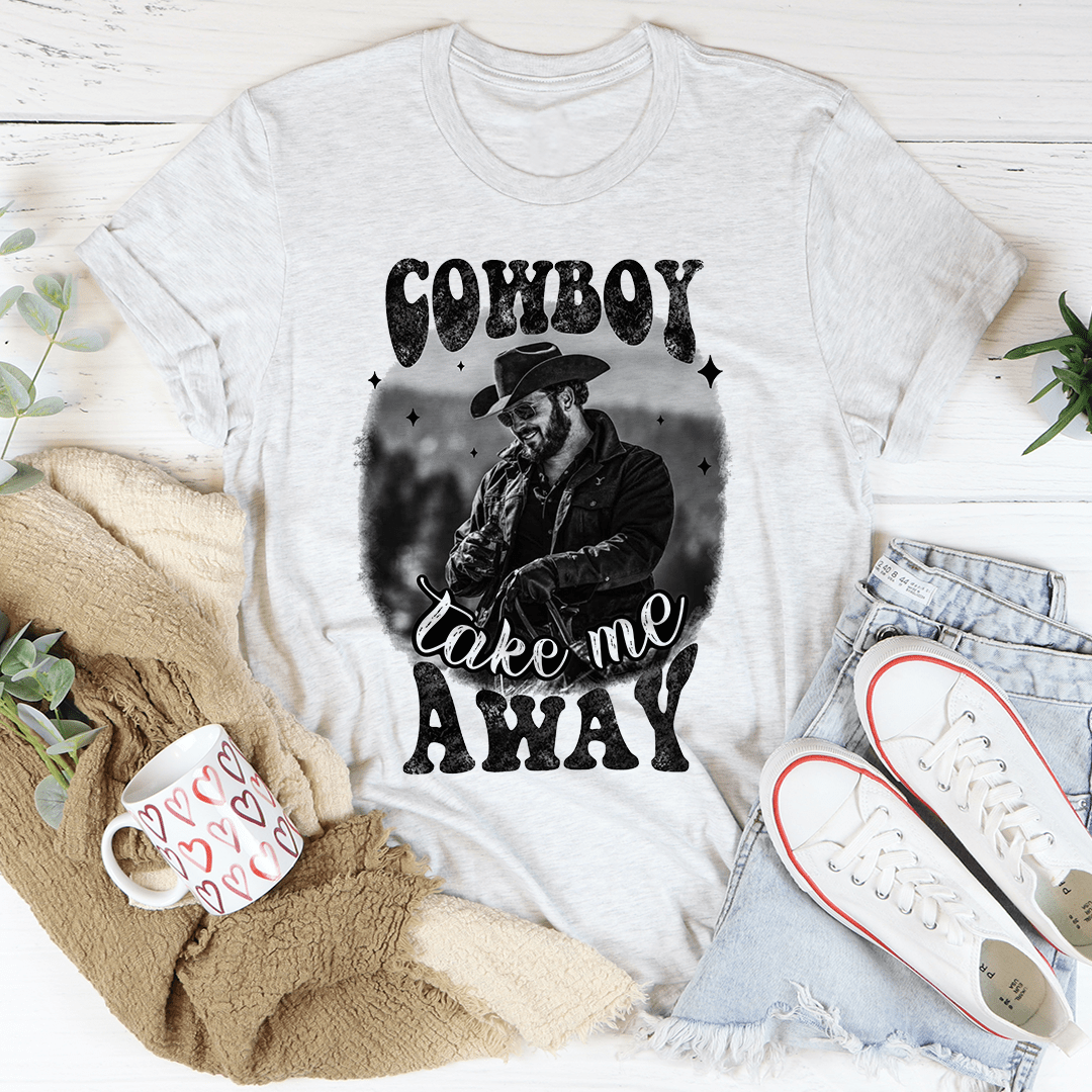 Cowboy Take Me Away Tee-3