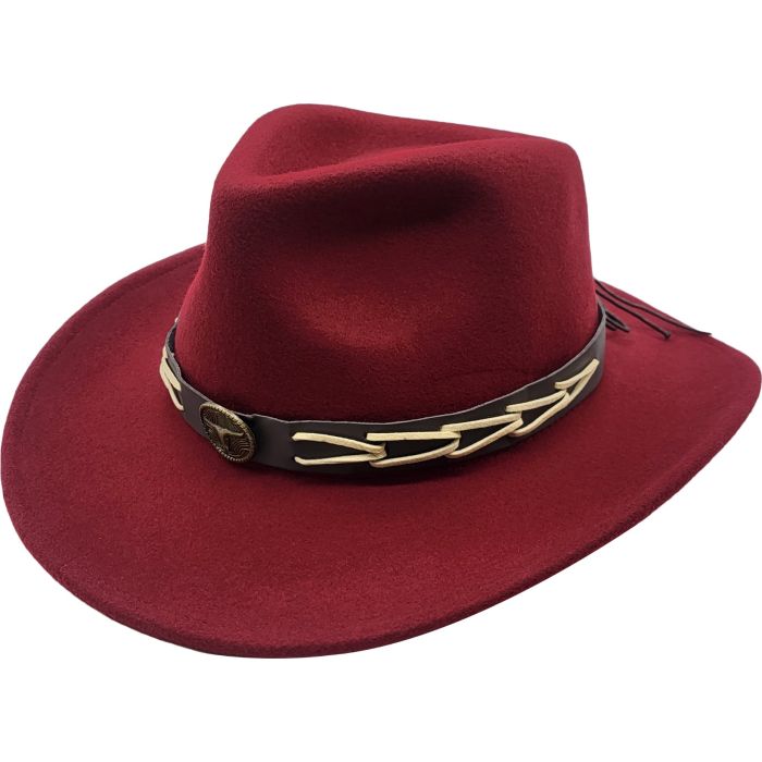 Premium Wool Felt Cowboy Hat