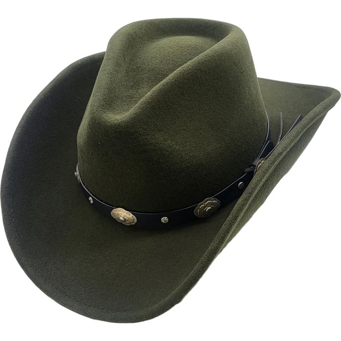 Premium Wool Felt Cowboy Hat
