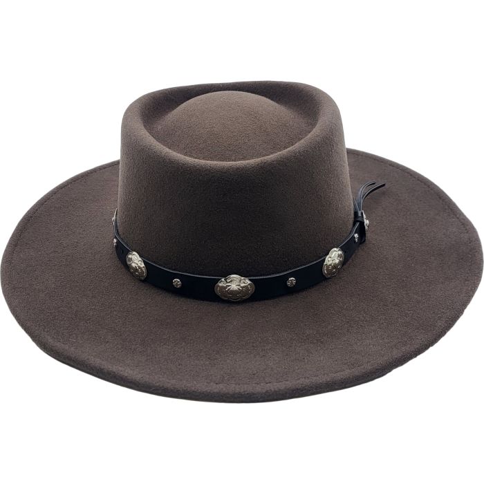 Wool Felt Gambler Hat