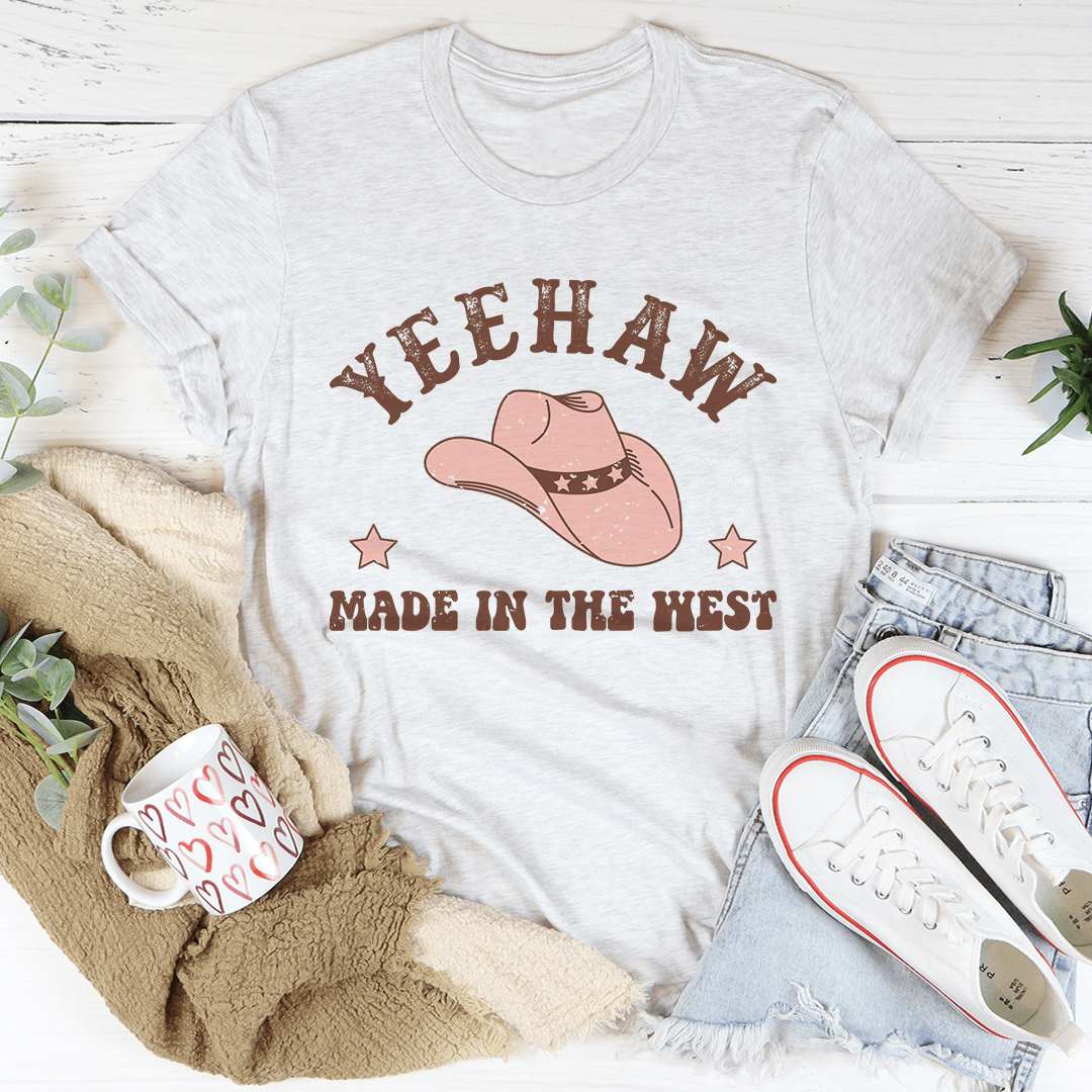 Yeehaw Cowboy Hat Tee-4