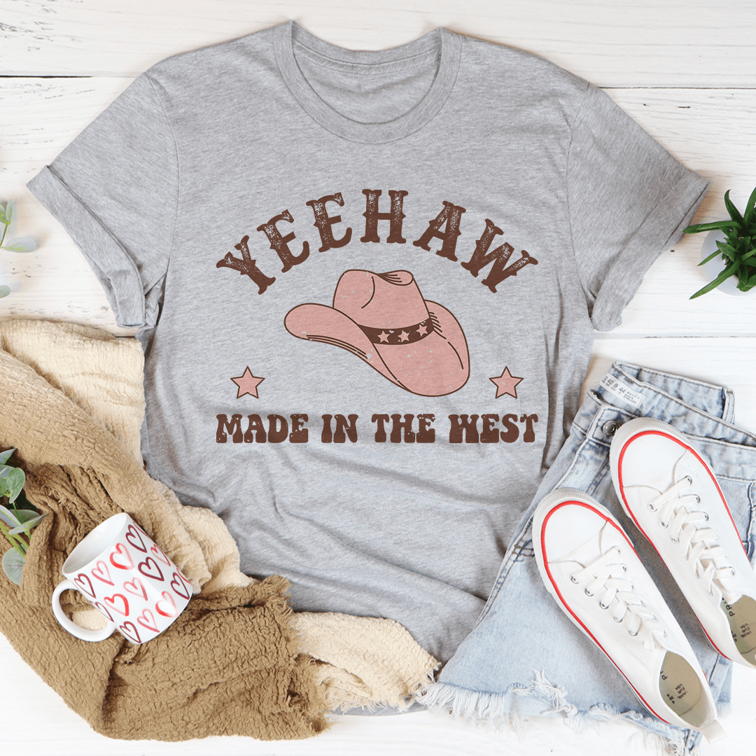 Yeehaw Cowboy Hat Tee-3
