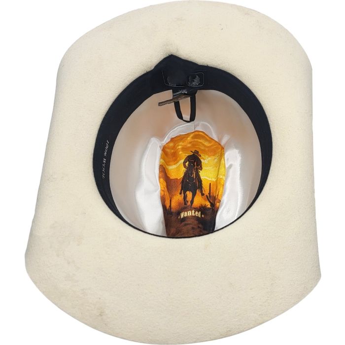 Classic Wool Felt Stiff Cowboy Hat