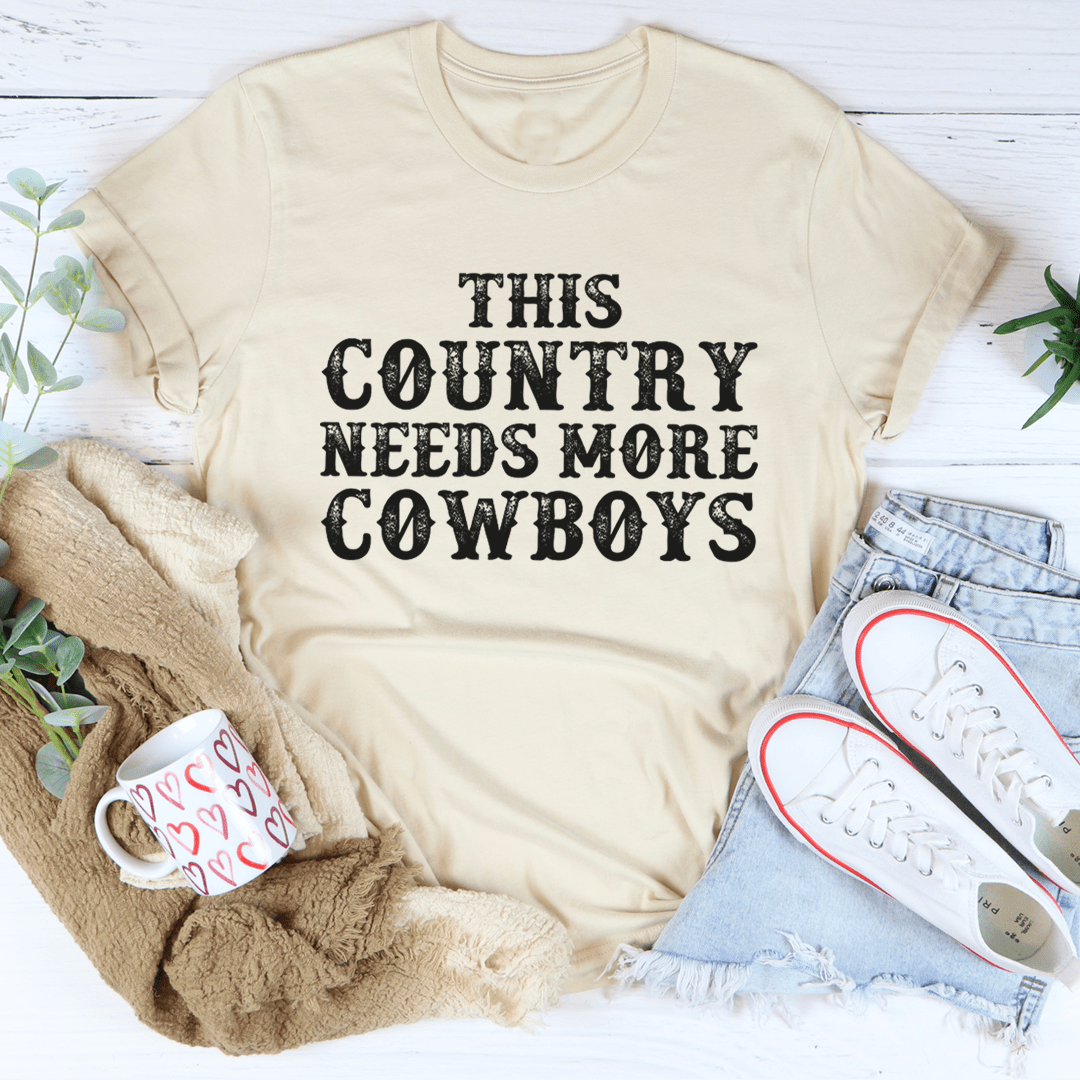 This Country Needs More Cowboys T-Shirt-3