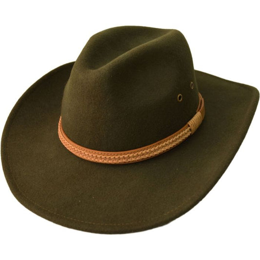 Wool Felt Cowboy Hat
