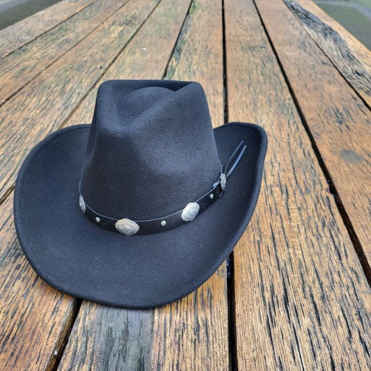 Premium Wool Felt Cowboy Hat