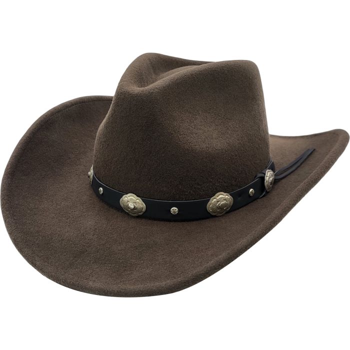 Premium Wool Felt Cowboy Hat