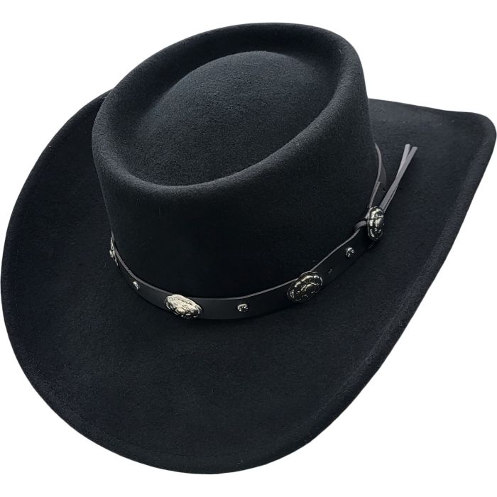 Wool Felt Gambler Hat