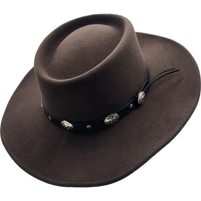 Wool Felt Gambler Hat